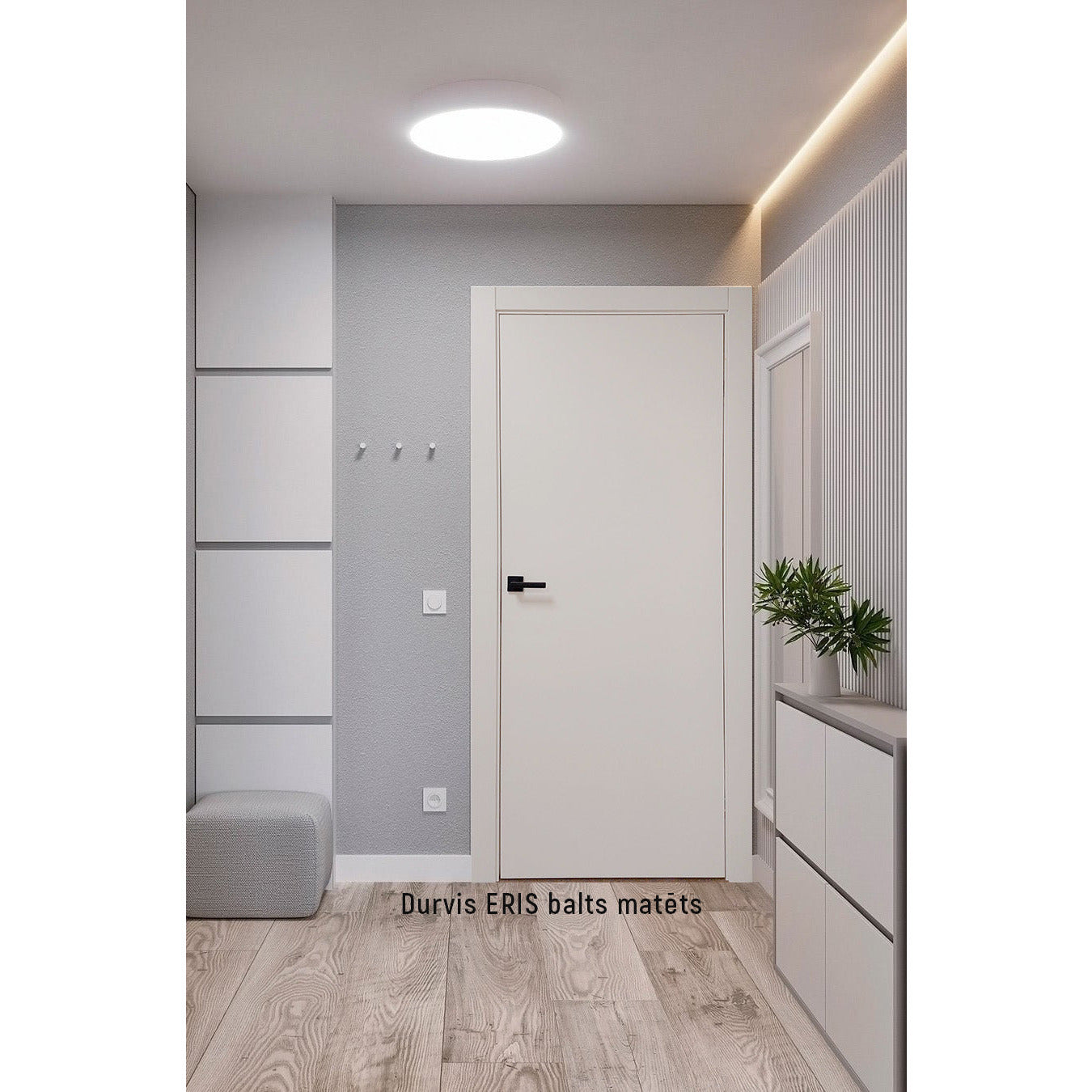 Iekšdurvis ERIS balts matēts