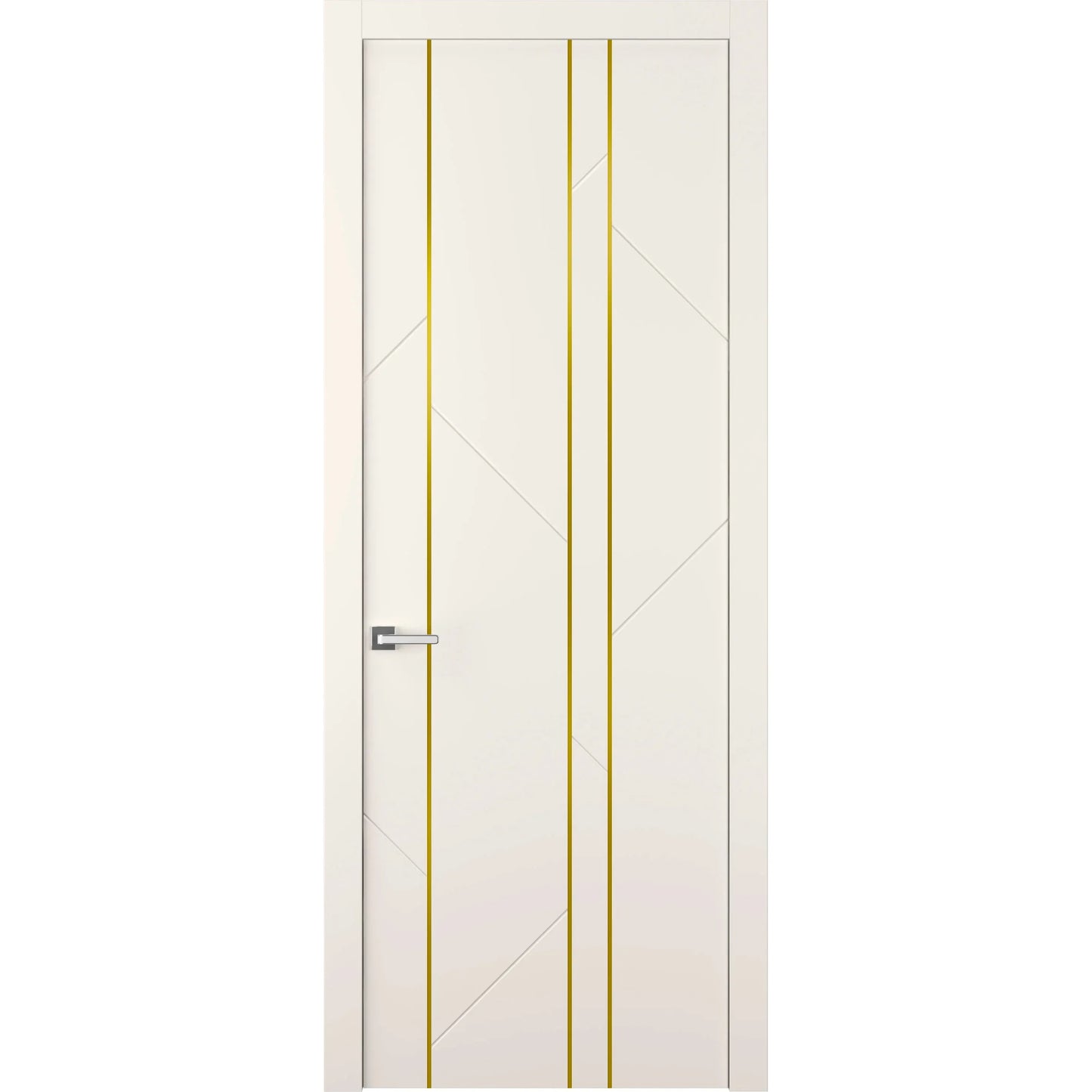 Межкомнатная дверь SONATA GOLD жемчужный RAL 9001