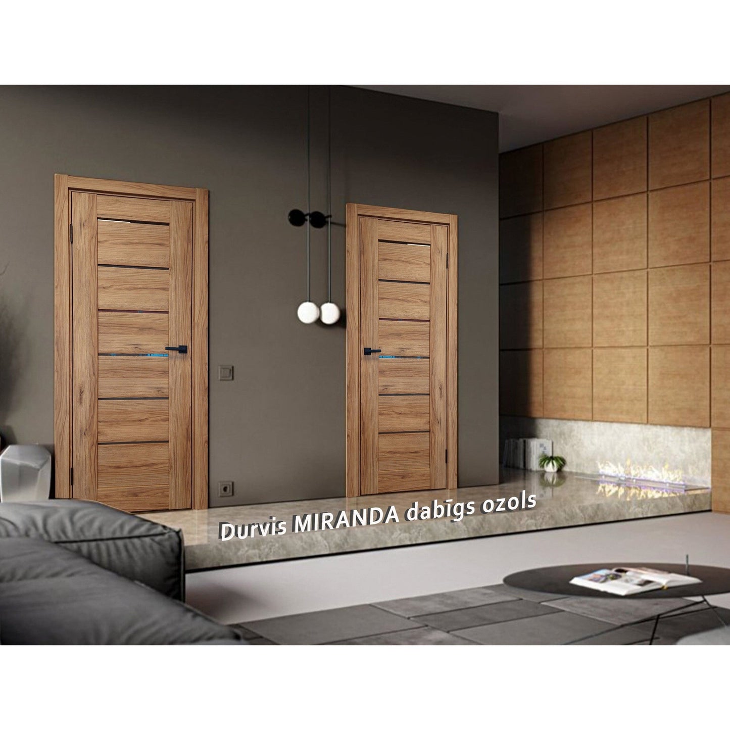 Iekšdurvis MIRANDA dabīgs ozols