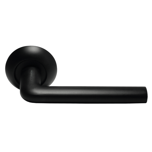 durvju rokutris kolona melns matēts