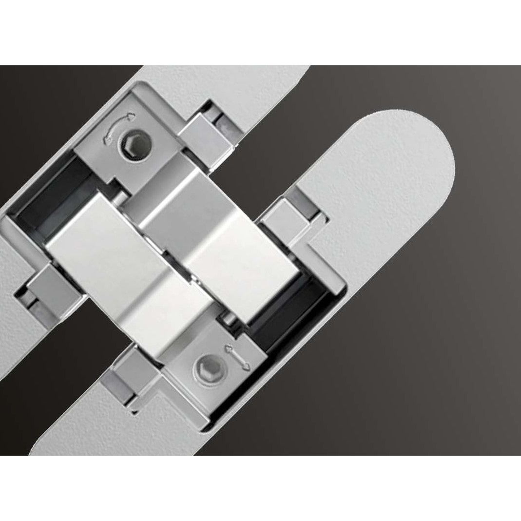 Sleptās durvis INVISIBLE ar gruntētu virsmu un melnu vērtnes malu (ārējais atvērums)