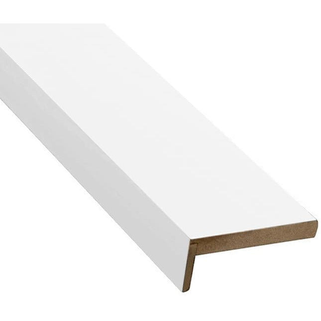 Durvju apmale TELESKOP kompl - 2,5 gab BALTS SILK MATT