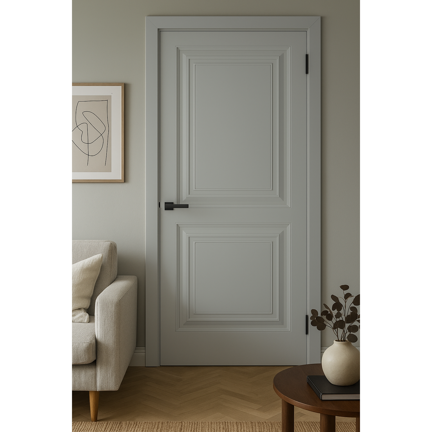 Iekšdurvis LARGO 2 DG soft pelēks