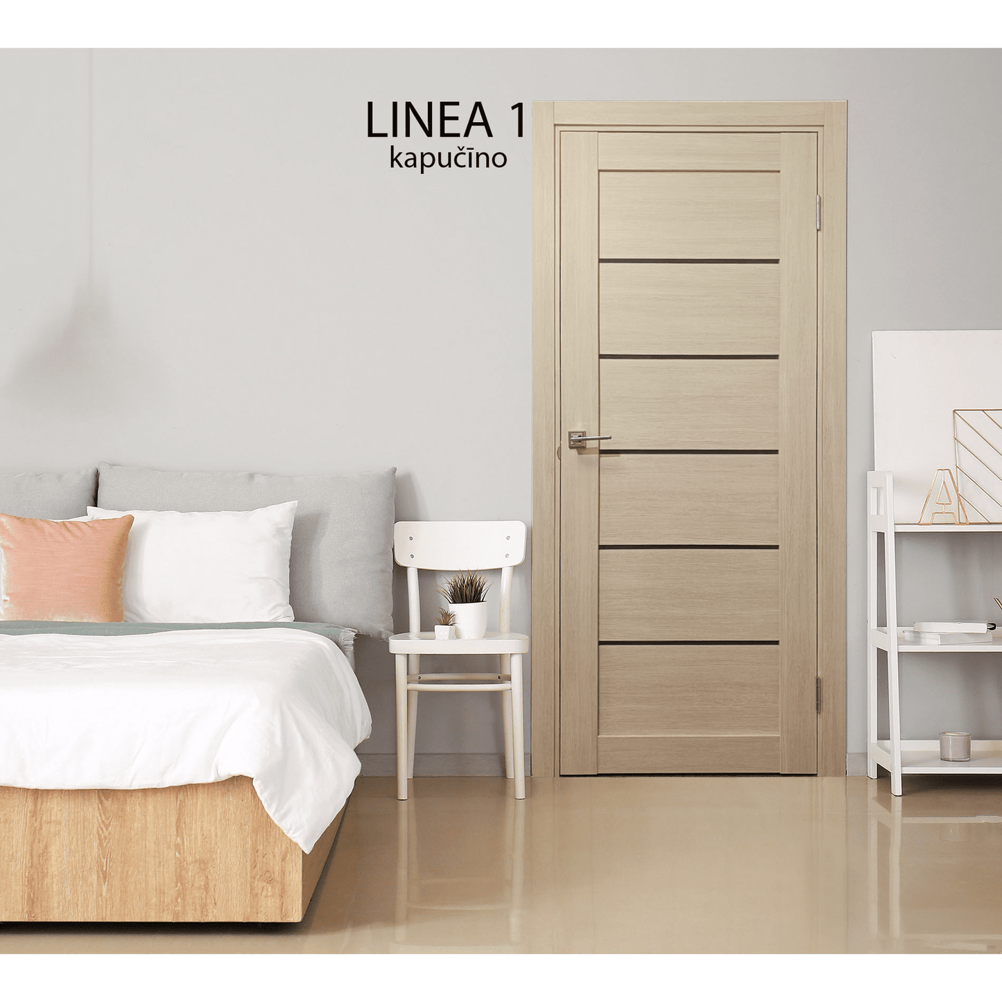 Iekšdurvis LINEA 0 kapučīno