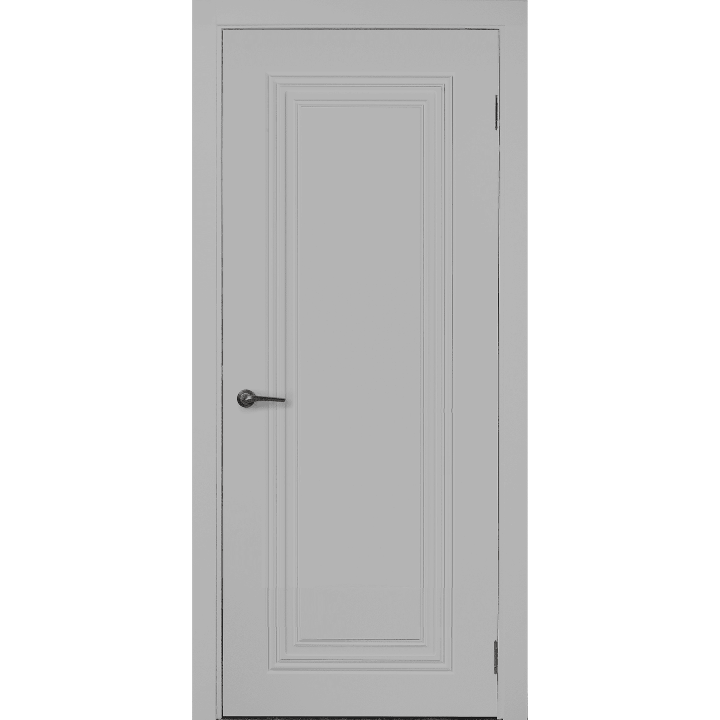 Iekšdurvis ROMA 1 pelēka emalja RAL 7047