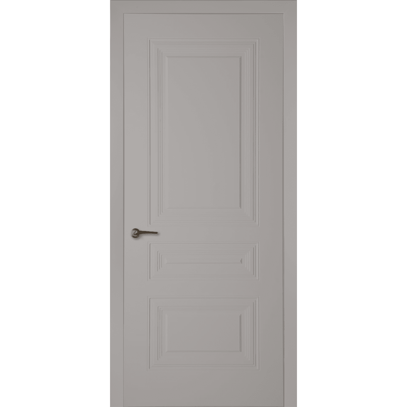 Iekšdurvis VERONA 3 pelēka emalja RAL 7047
