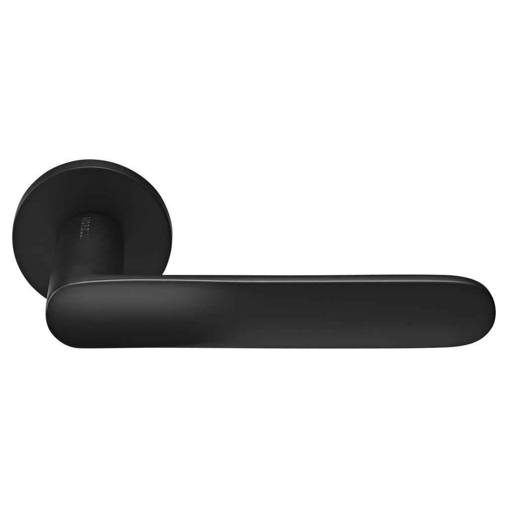 durvju rokturis garak melns matēts