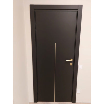 Iekšdurvis LUX Melns matēts CPL